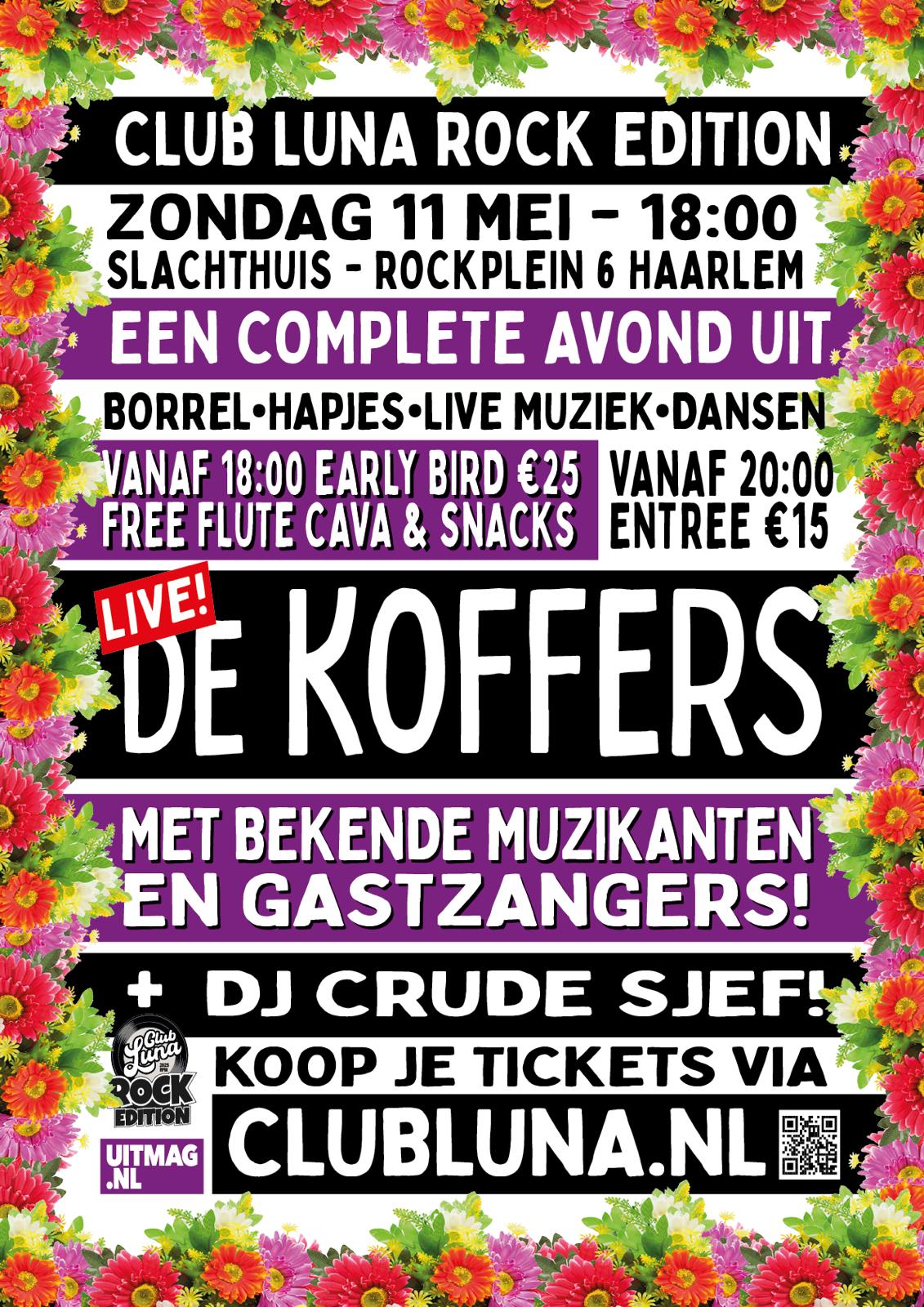 Evenementafbeelding: Club Luna – R&R edition met De Koffers