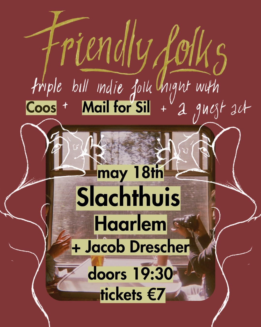 Evenementafbeelding voor Coos + Mail for Sil + Jacob Drescher