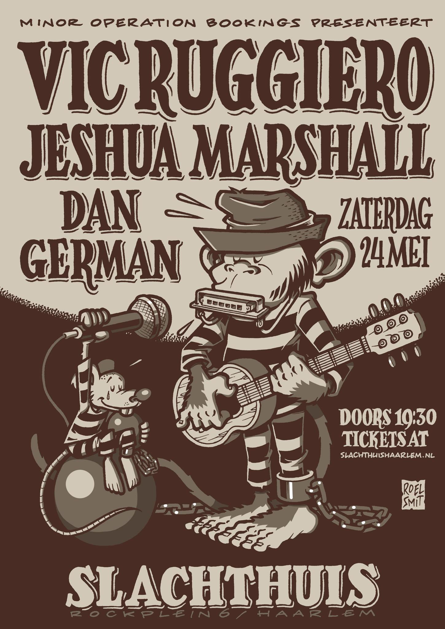 Evenementafbeelding voor Vic Ruggiero (US) + Jeshua Marshall (US) + Dan German