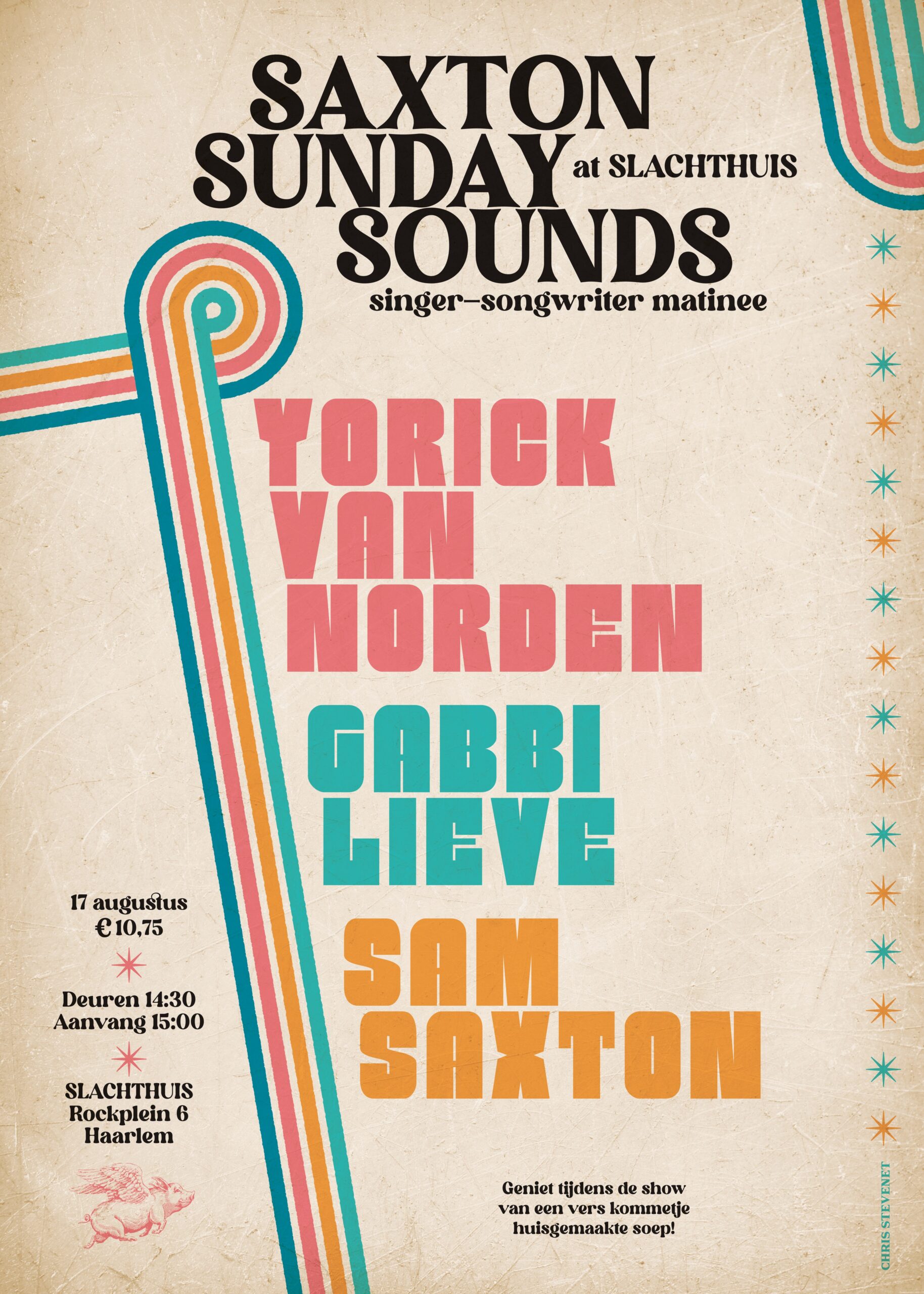 Evenementafbeelding voor Yorick van Norden + Gabbi Lieve + Sam Saxton