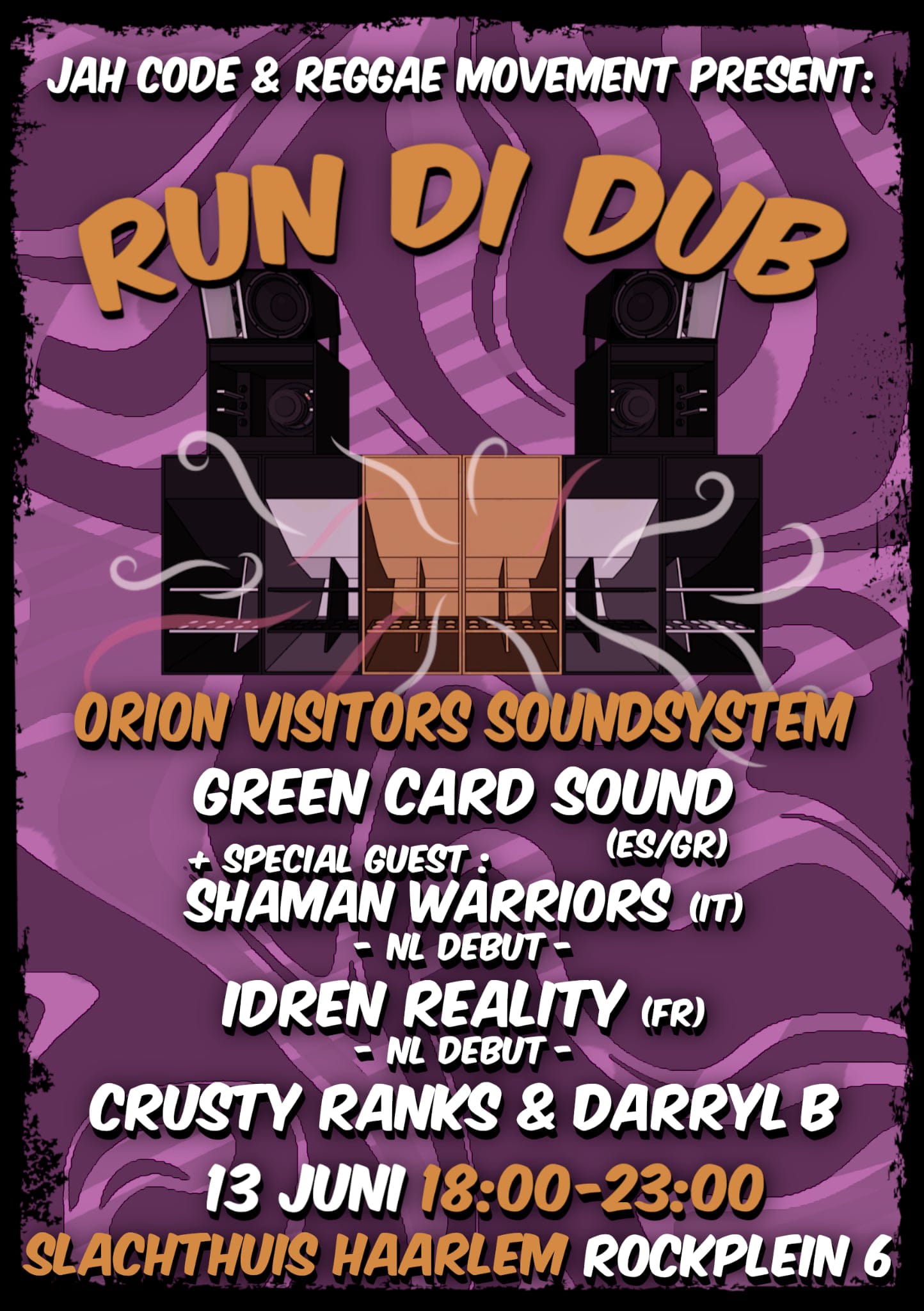 Evenementafbeelding: Run Di Dub ft. Orion Visitors Soundsystem
