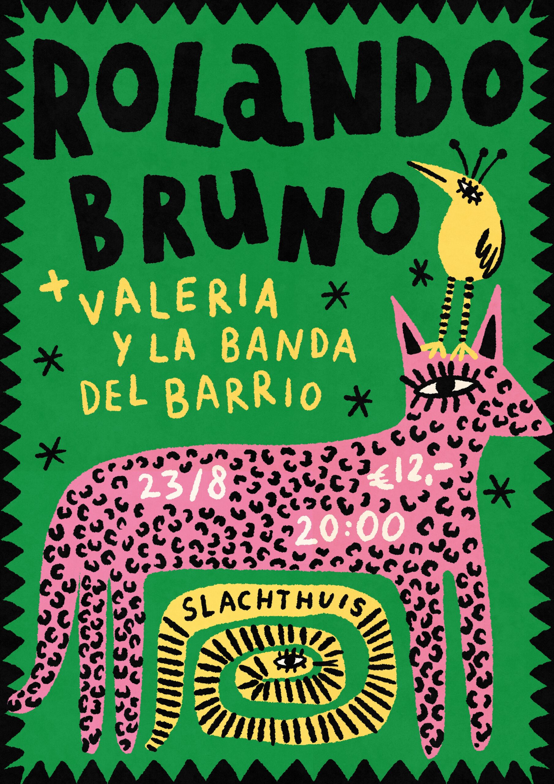 Evenementafbeelding voor Rolando Bruno y el Grupo Arévalo + Valeria y la Banda del Barrio