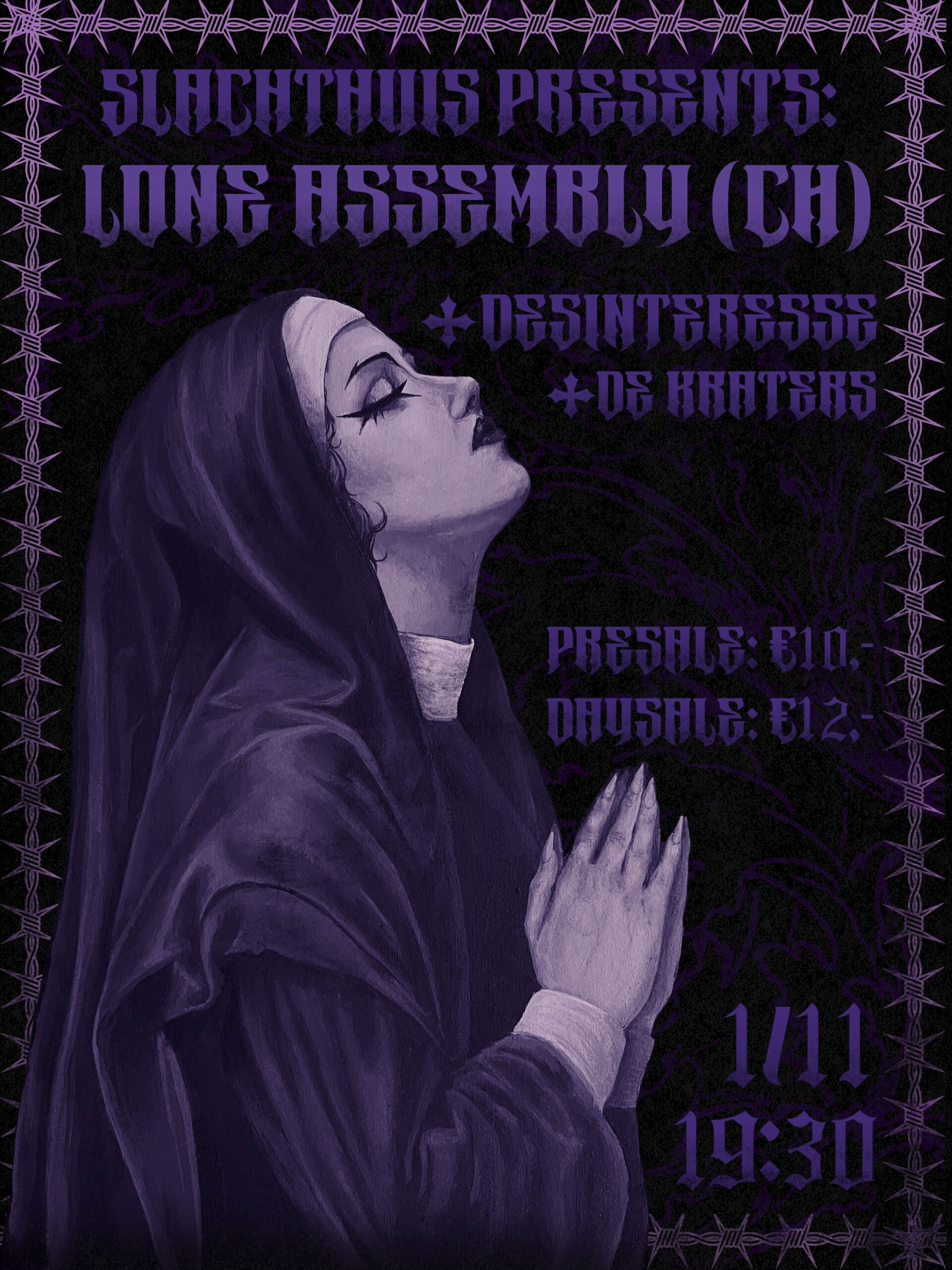 Evenementafbeelding: Lone Assembly (CH) + Desinteresse + De Kraters