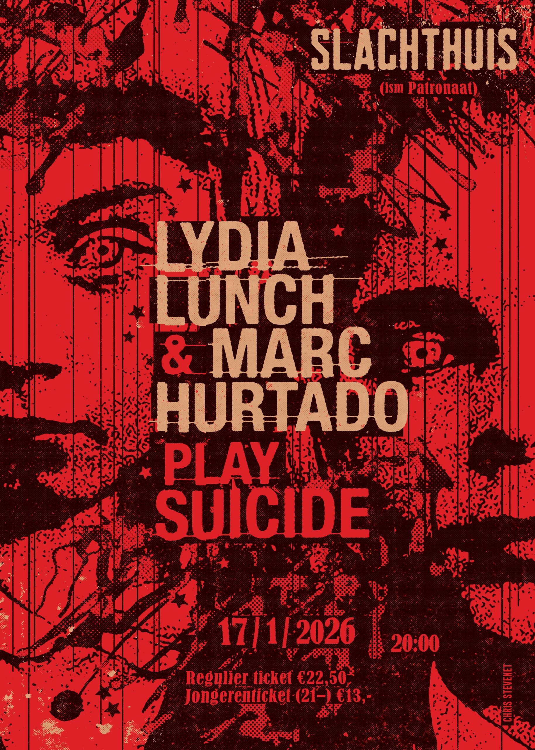 Evenementafbeelding: Lydia Lunch and Marc Hurtado play SUICIDE