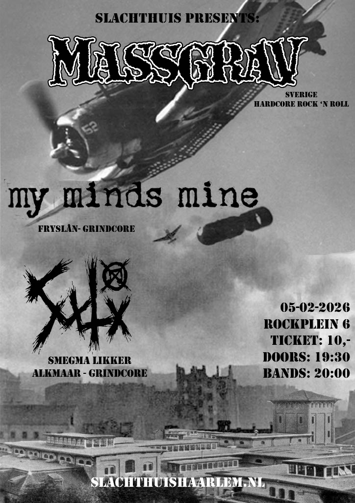 Evenementafbeelding: Massgrav + My Minds Mine + Smegma Likker