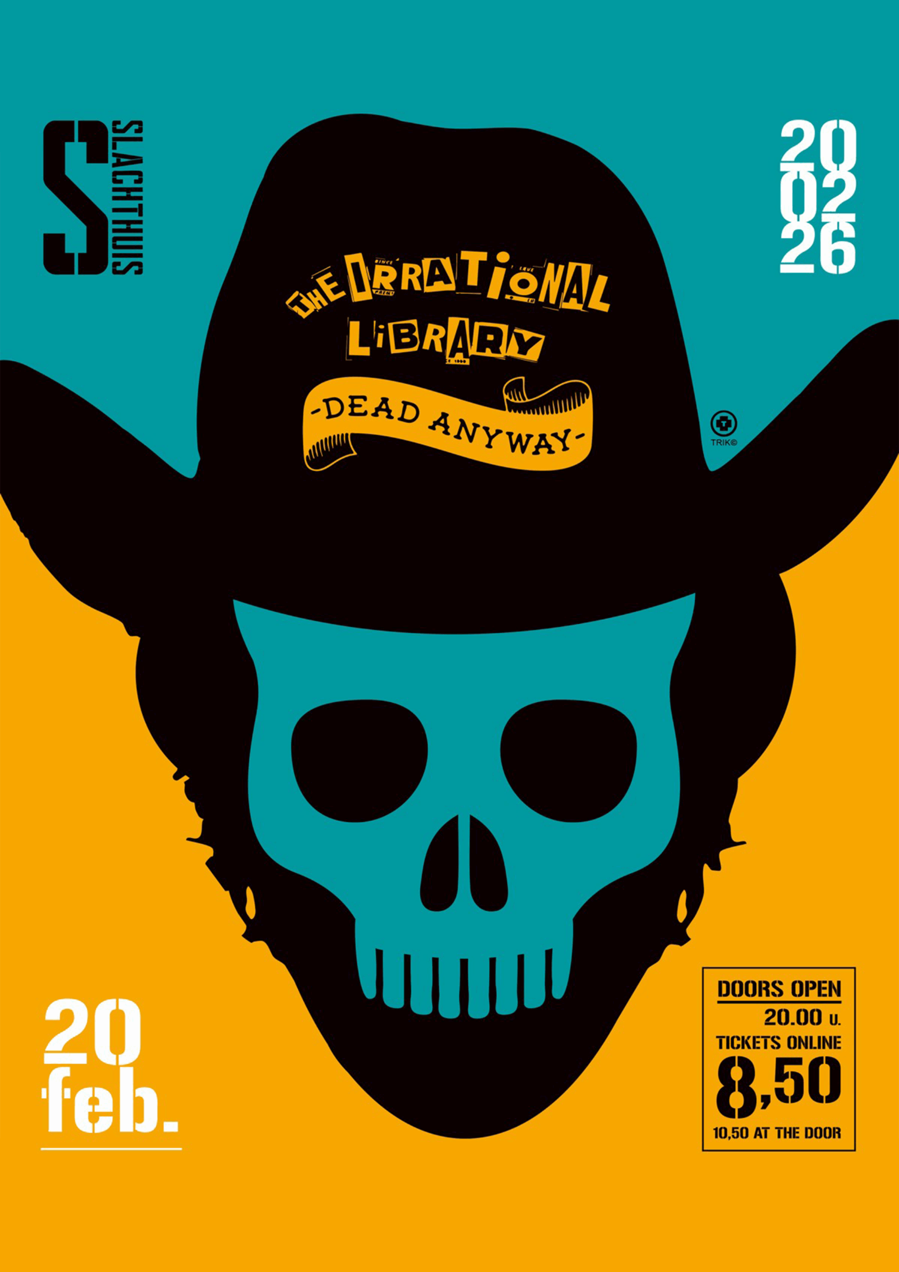 Evenementafbeelding voor Irrational Library + Dead Anyway (UK)