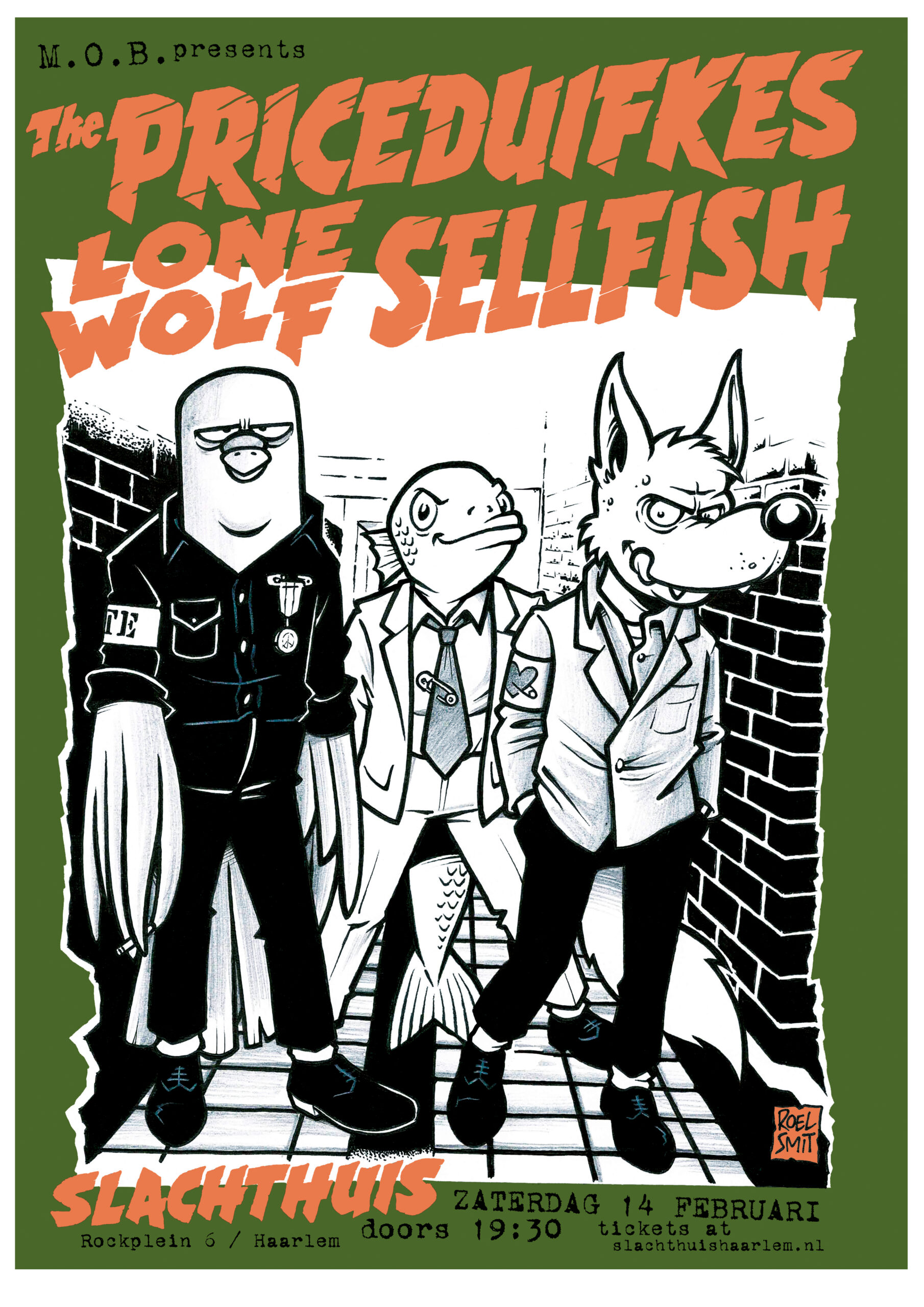 Evenementafbeelding voor Priceduifkes + Lone Wolf + Sellfish