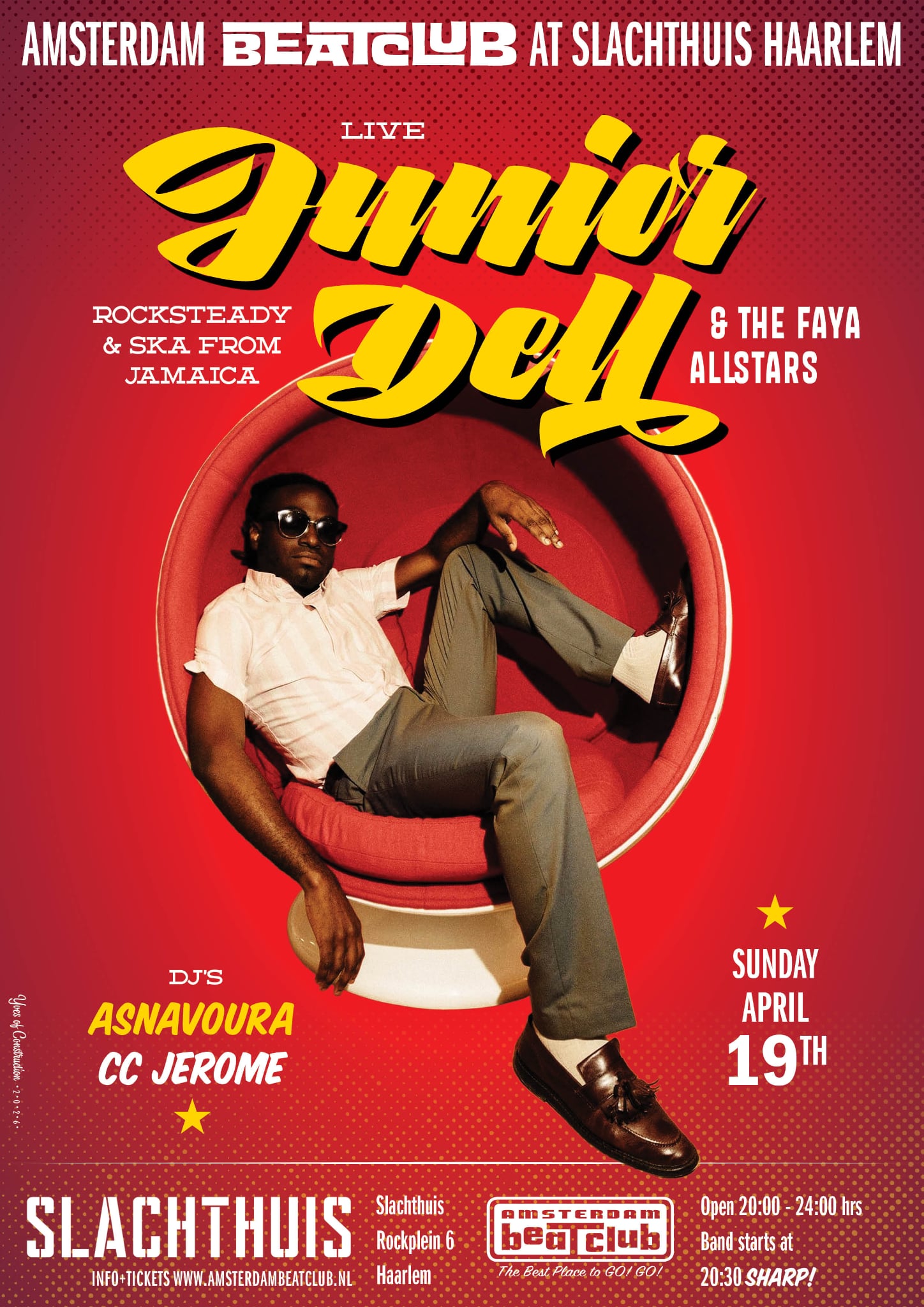 Evenementafbeelding: Junior Dell (JM) & the Faya Allstars