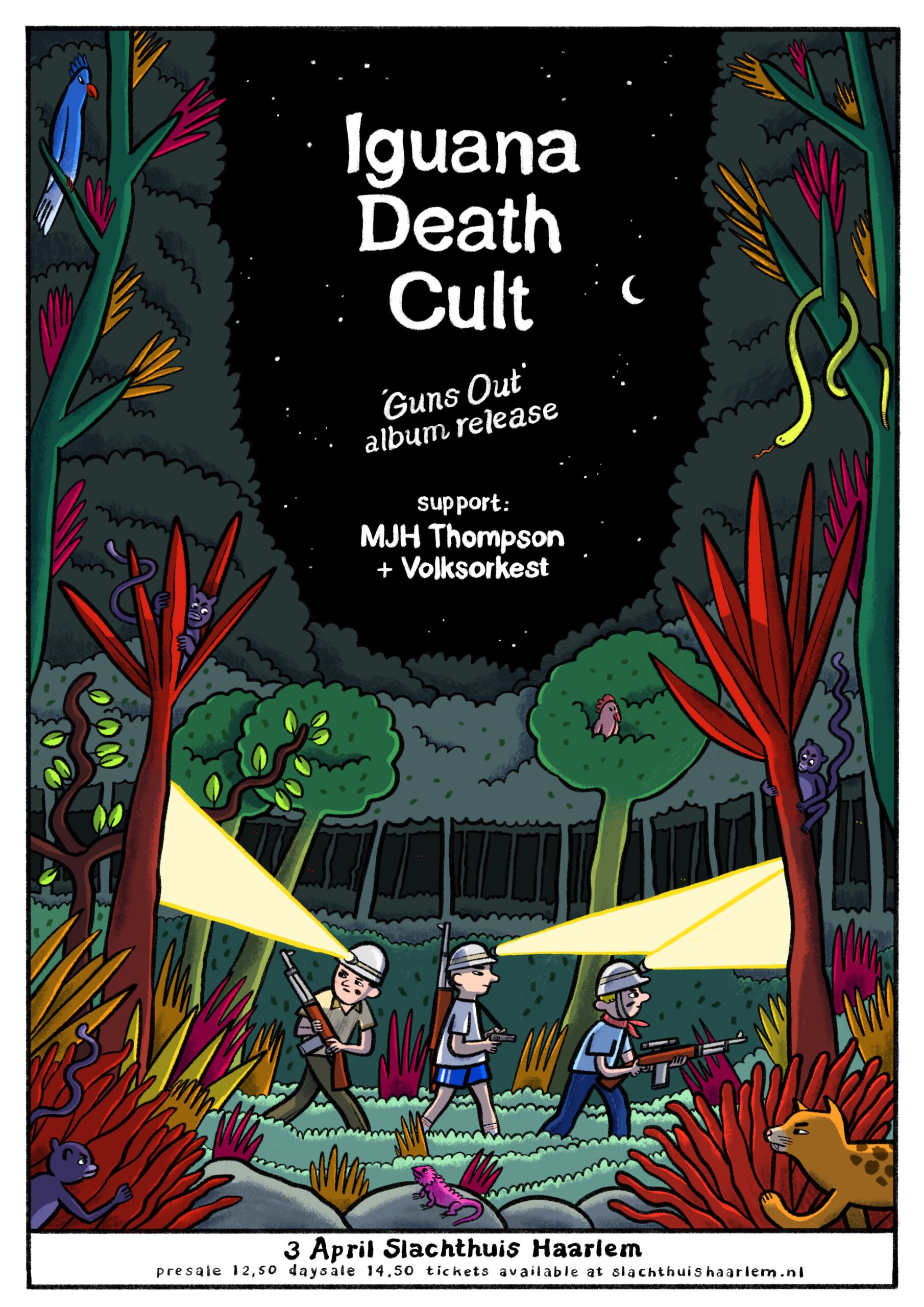 Evenementafbeelding voor Iguana Death Cult + M.J.H. Thompson & Volksorkest