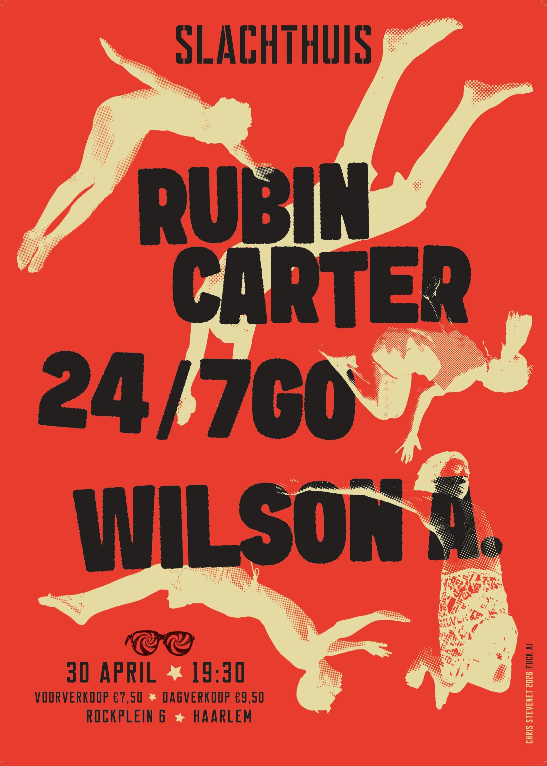Evenementafbeelding: 24/7GO + Rubin Carter + Wilson A.