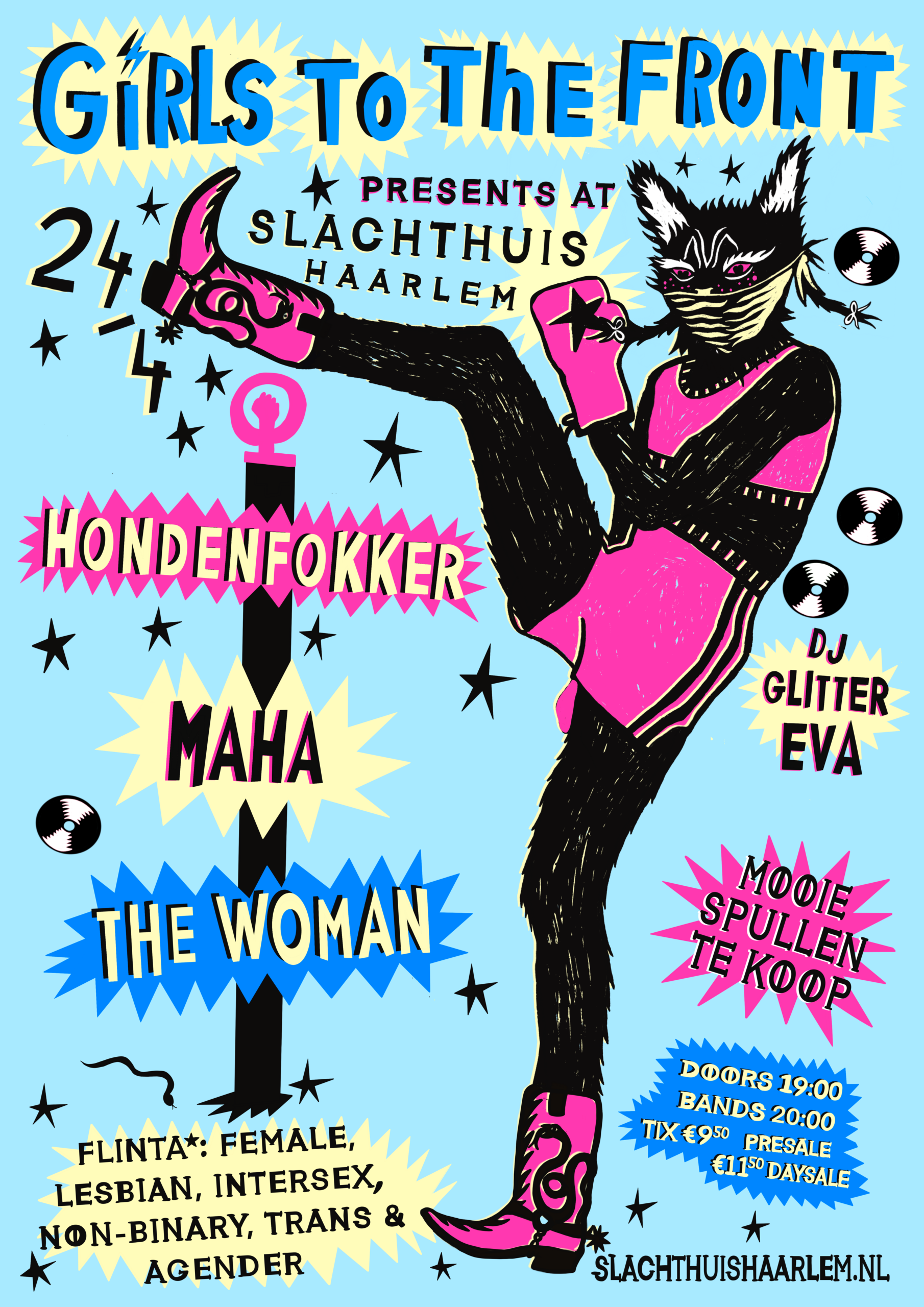 Evenementafbeelding: Girls to the Front: Hondenfokker, Maha, The Woman