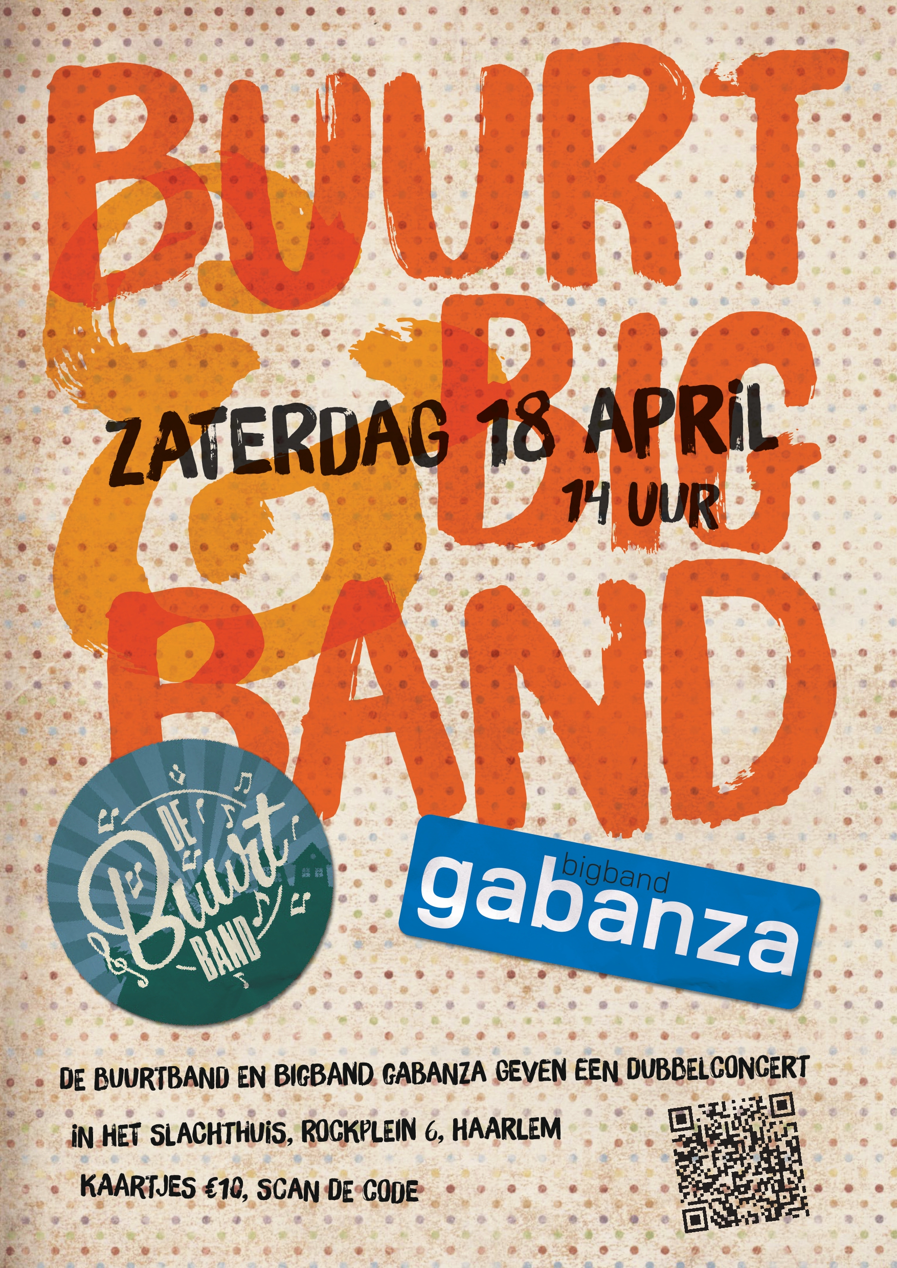 Evenementafbeelding: Bigband Gabanza & Buurtband Haarlem