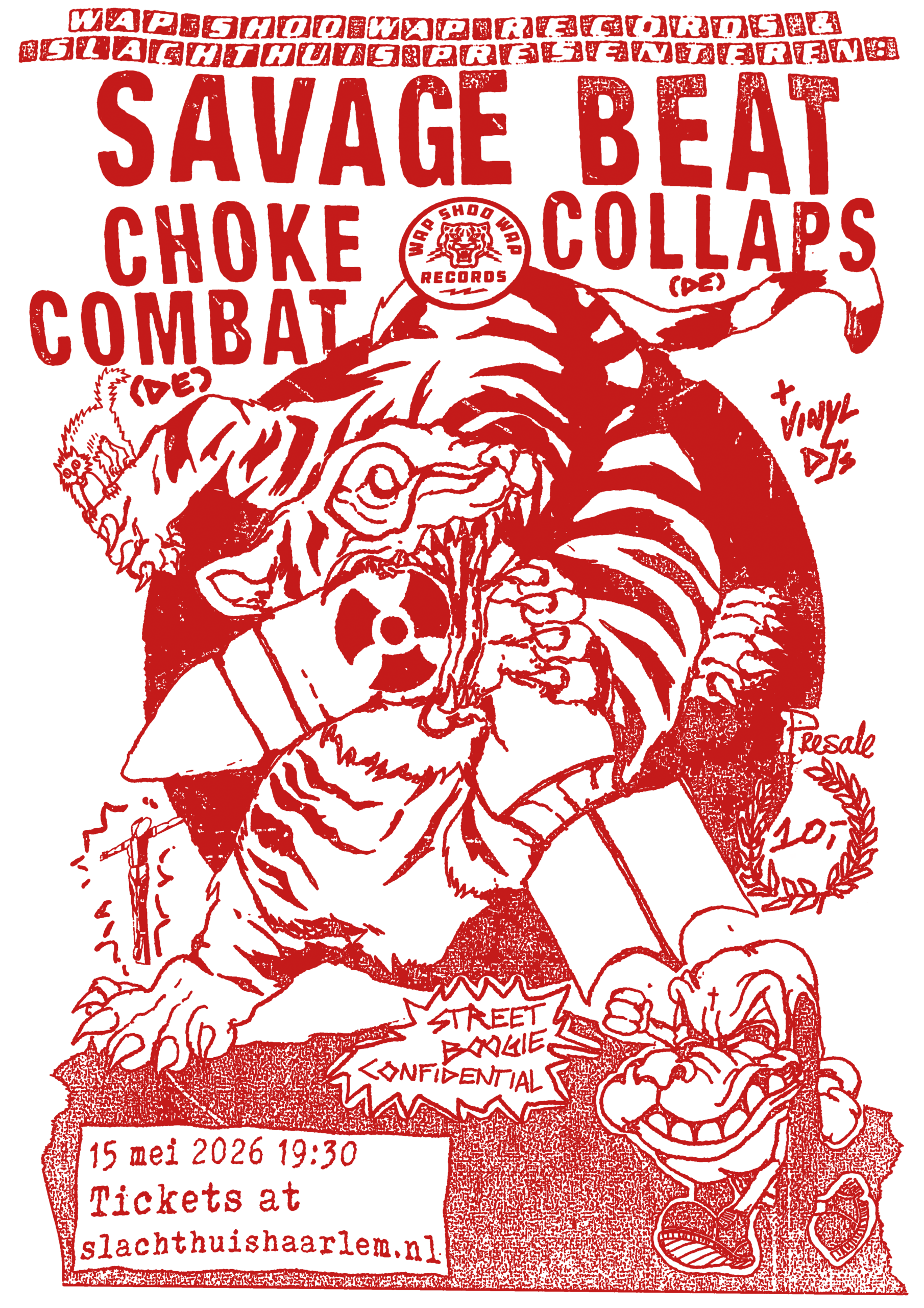 Evenementafbeelding: Savage Beat + Collaps (DE) + Choke Combat (DE)