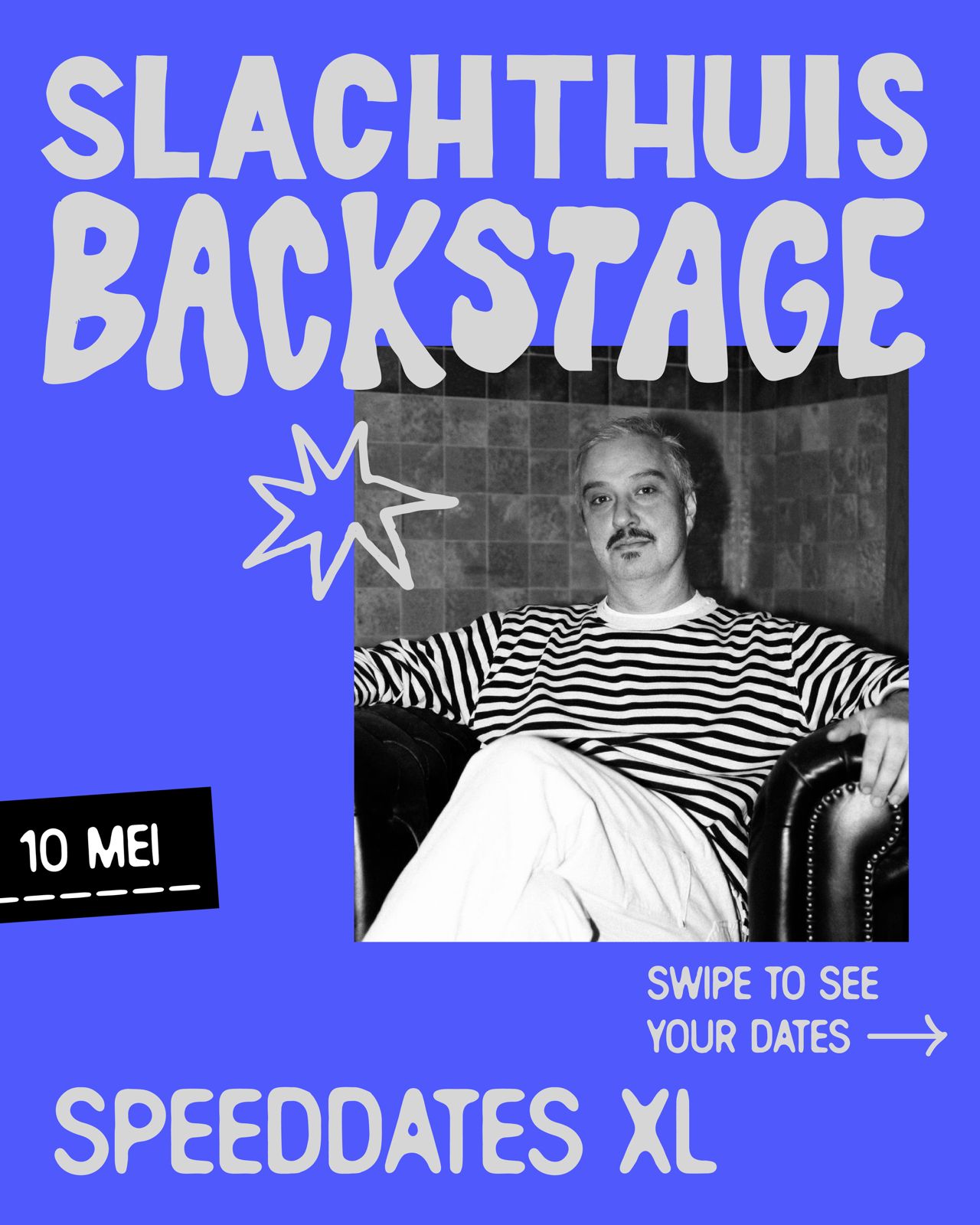 Evenementafbeelding voor Slachthuis Backstage: Speeddates XL