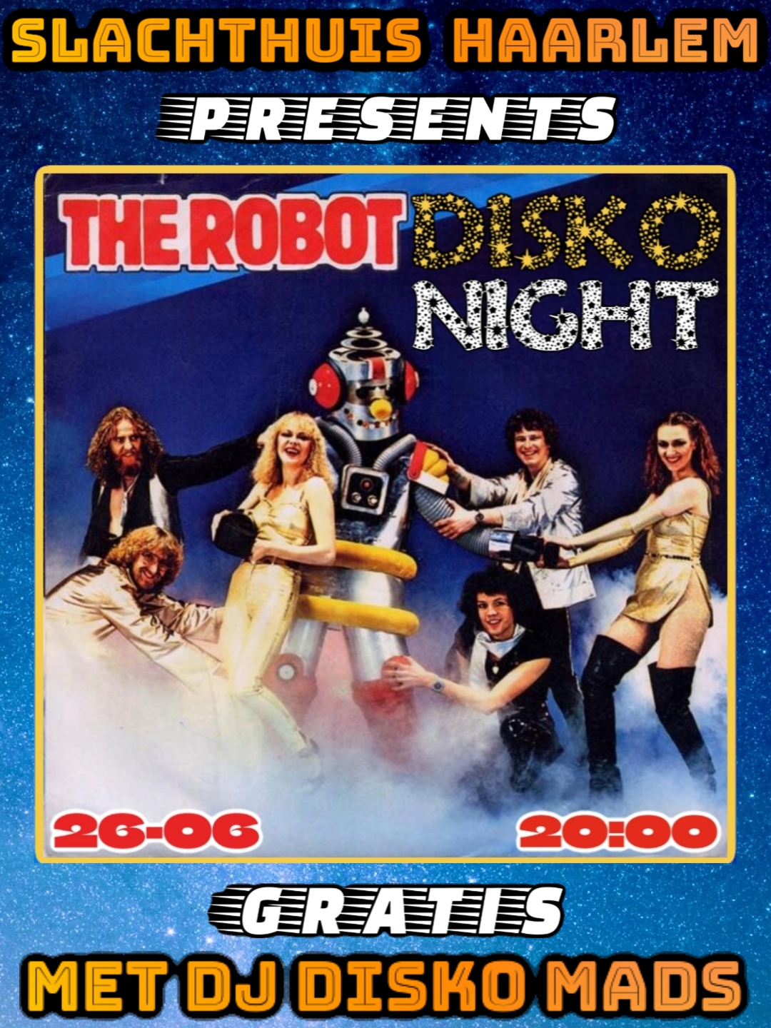 Evenementafbeelding: DJ Disko Mads: The Robot Disko Night