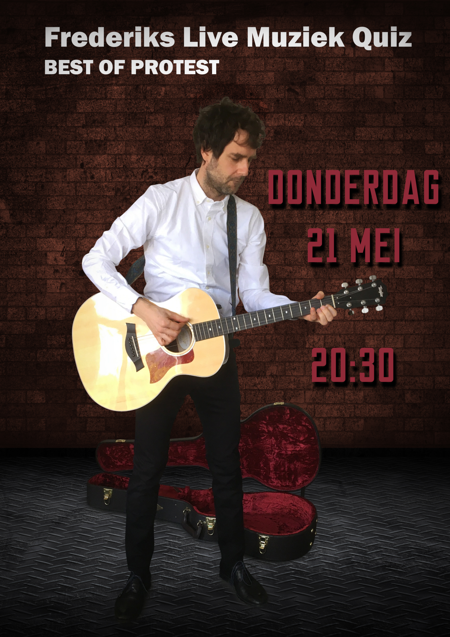 Evenementafbeelding: Best of Protest – Frederiks Live Muziek Quiz